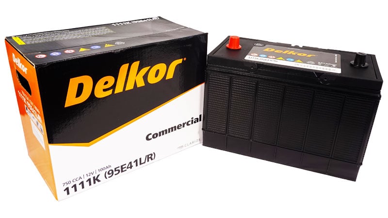 Ắc Quy Delkor Commercial cho xe tải, xe đầu kéo, tàu thuyền, xe tải bồn