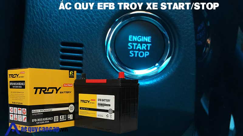Ắc quy EFB Troy sử dụng xe Start/Stop, Intelligent Stop & Go (Idle Stop & Go System, ISG), Eco Start/Stop, i-Stop (Mazda)