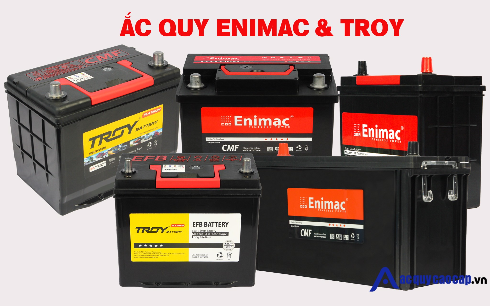 Ắc quy Enimac, Troy sử dụng công nghệ sườn lưới cao cấp