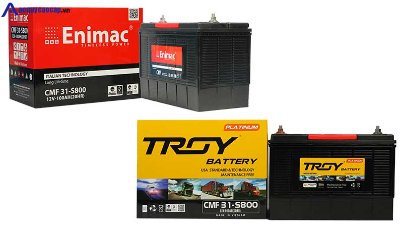 Ắc quy xe đầu kéo Enimac, Troy