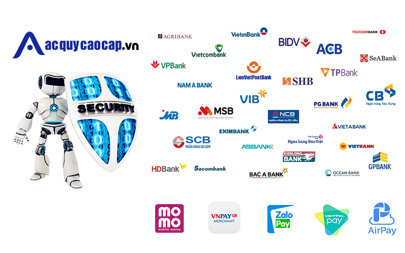 Chính sách bảo mật thanh toán trực tuyến Website thương mại điện tử Acquycaocap.vn