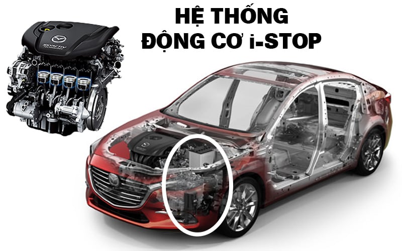 Hệ thống động cơ công nghệ i-Stop Mazda (i-stop idling technology)