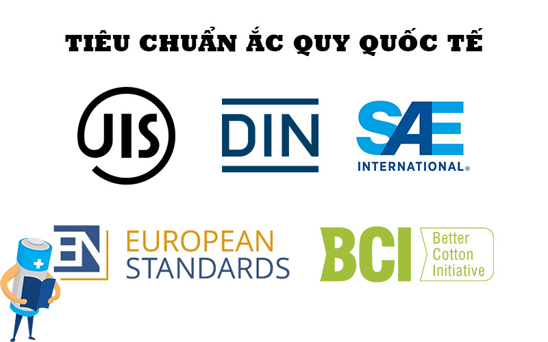 Tìm hiểu về các tiêu chuẩn ắc quy DIN, JIS, BCI, EN, SAE tại acquycaocap.vn