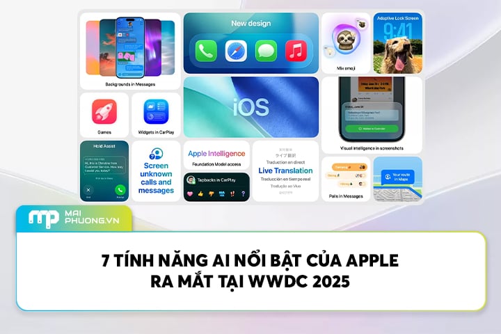 7 Tính Năng AI Nổi Bật Của Apple Ra Mắt Tại WWDC 2025