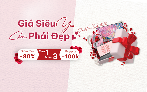 Giá Siêu Yêu - Chiều Phái đẹp Giảm Đến 80%