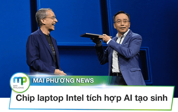 Chip laptop Intel tích hợp AI tạo sinh