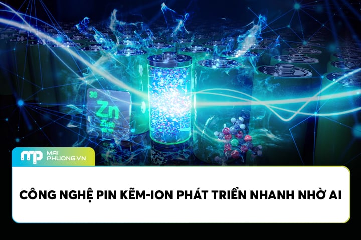 Công Nghệ Pin Kẽm-Ion Phát Triển Nhanh Nhờ AI