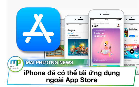 iPhone đã có thể tải ứng dụng ngoài App Store