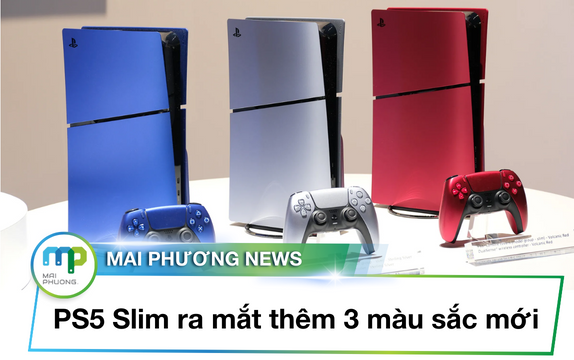 PS5 Slim ra mắt thêm 3 màu sắc mới