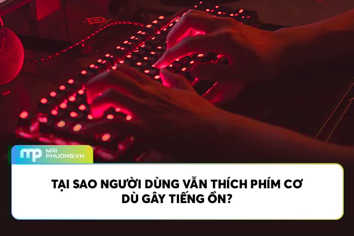 Tại Sao Người Dùng Vẫn Thích Phím Cơ Dù Gây Tiếng Ồn?