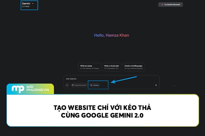 Tạo Website Chỉ Với Kéo Thả Cùng Google Gemini 2.0