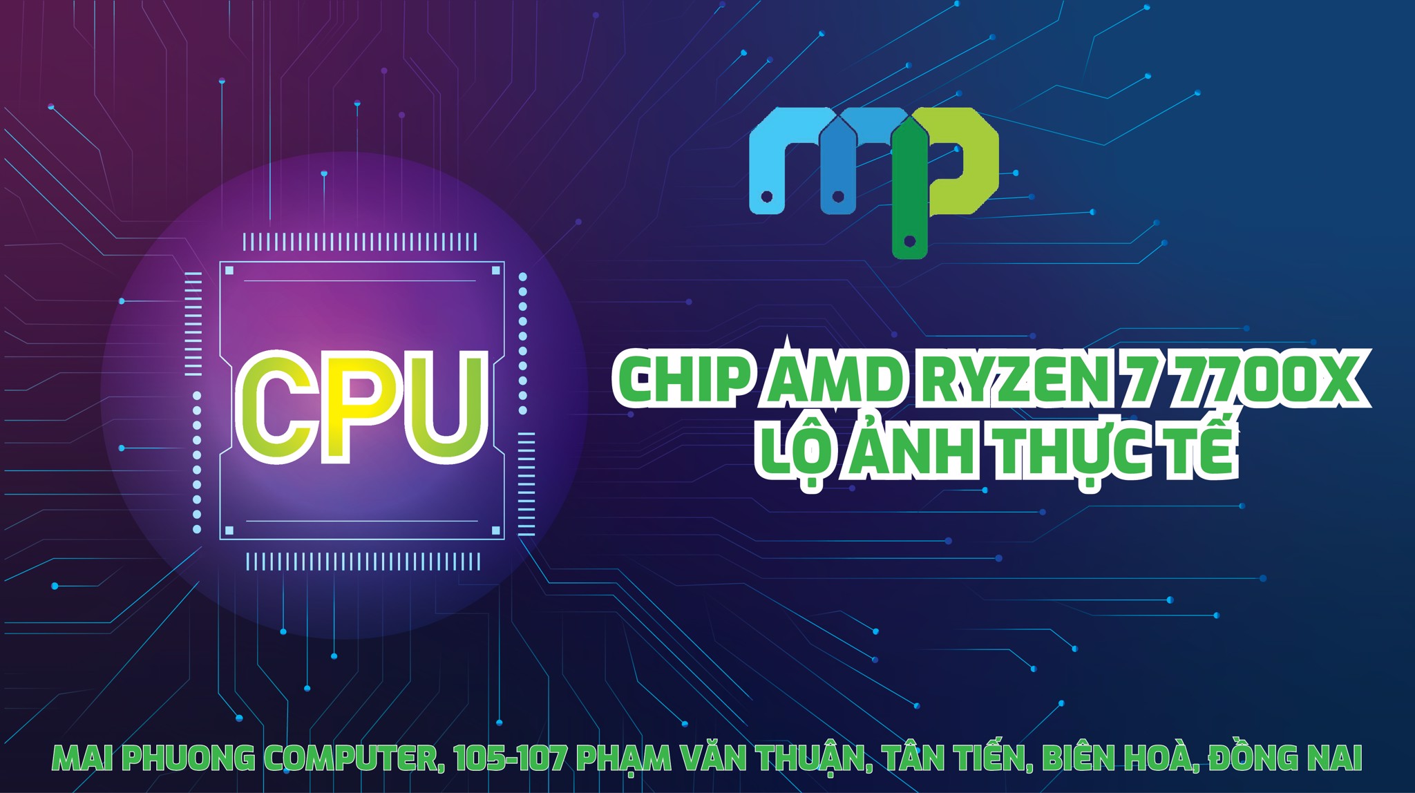 CHIP AMD RYZEN 7 7700X LỘ ẢNH THỰC TẾ