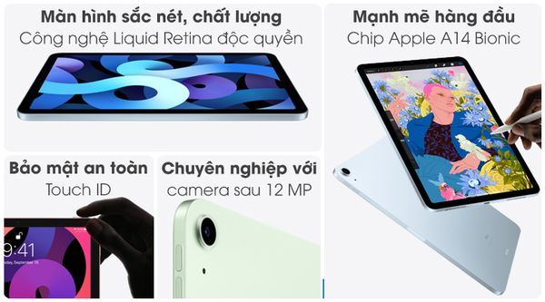 Máy tính bảng Apple iPad Air Wifi 64GB (10.9