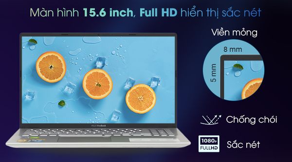 Laptop Asus A512F I5-10210U|8GB|512GB|15.6''|2GD5-MX250|Bạc|Win 10| A512FL EJ569T
