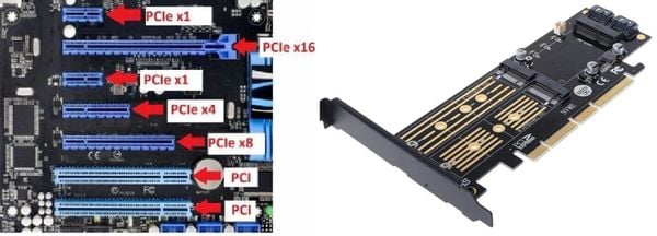 So sánh và phân biệt các công nghệ ổ cứng M.2 và PCIe, SATA Và NVMe