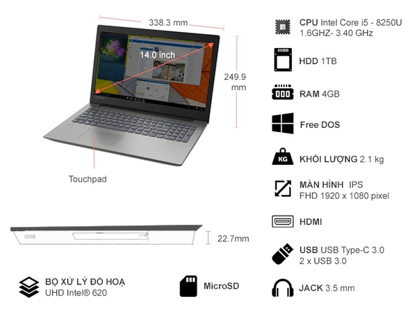 Laptop-Lenovo-Ideapad-330-14IKBR-81G2007BVN-cau-hinh
