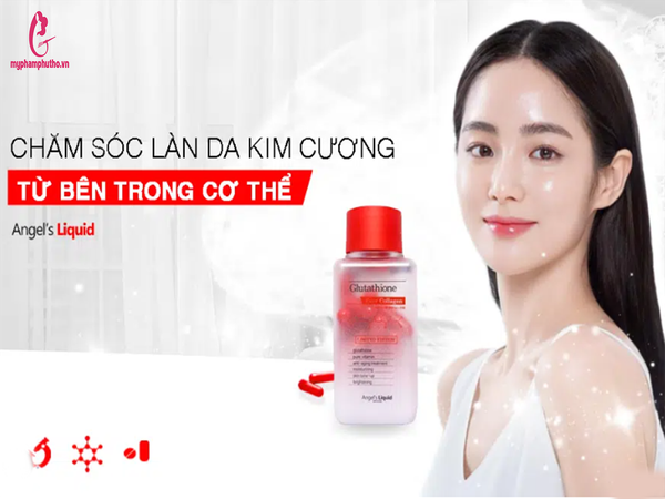 Cách dùng Viên Uống Dưỡng Trắng Glutathioen 700 Angel's Liquid Hàn Quốc