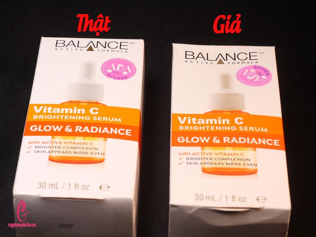 Cách phân biệt serum Balance Vitamin C Thật Giả - Fake Auth