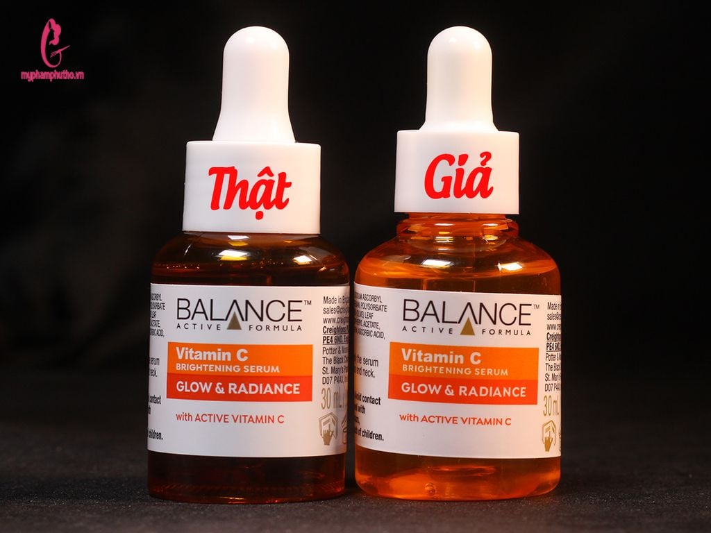 Cách phân biệt serum Balance Vitamin C Thật Giả - Fake Auth