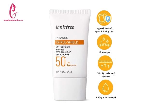 Công dụng Kem Chống Nắng Innisfree Triple Shield