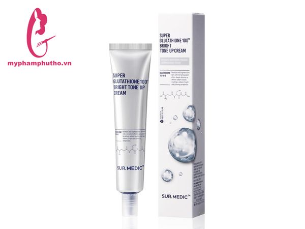 Kem dưỡng trắng nâng tone Sur. Medic Super Glutathione 100 Bright Tone up Cream Mua ở Đâu