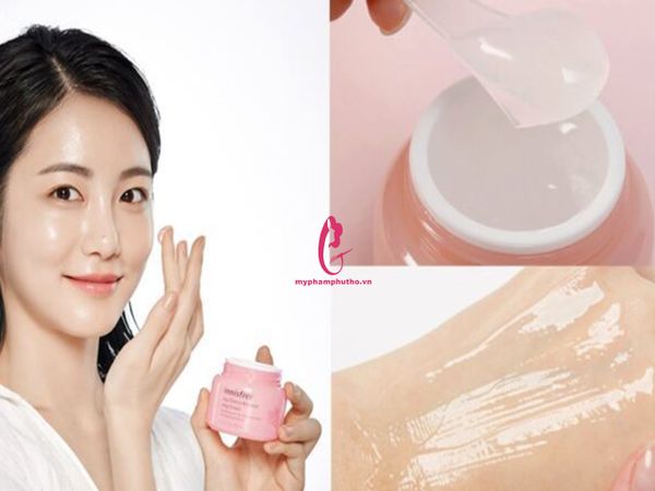 hướng dẫn sử dụng Kem dưỡng Dạng Gel Innisfree Jeju Cherry Blossom Jelly Cream