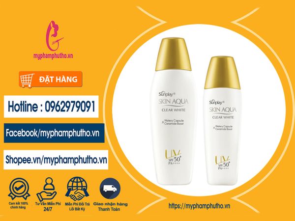 Kem Chống Nắng Skin Aqua Milk (chai trắng) Mua ở Đâu