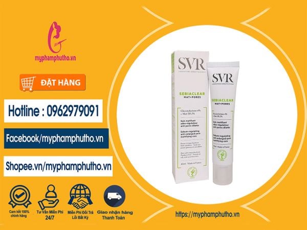 Kem dưỡng Giảm mụn SVR Mat + Pores Sebiaclear 40ml Mua ở Đâu