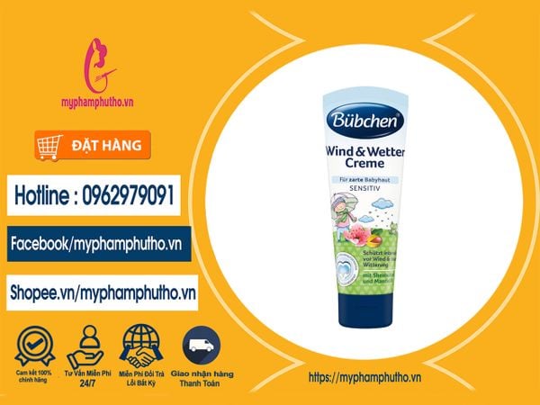 Kem nẻ Wind & Wetter Bubchen Đức 75ml Mua ở Đâu