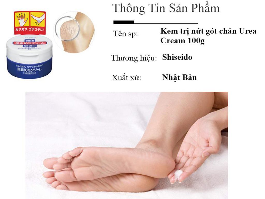 Kem trị nứt nẻ gót chân tay Shiseido Urea Cream Nhật Bản