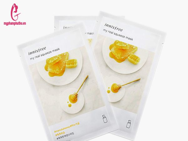 Innisfree My Real Squeeze Mask Manuka Honey (Mật ong)
