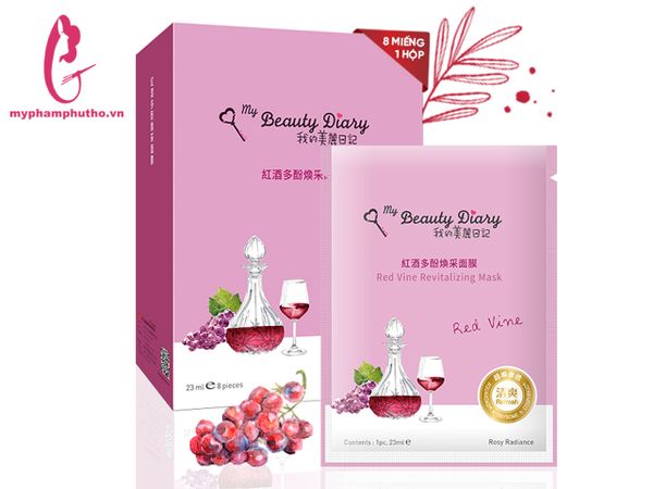 Mặt nạ giấy my Beauty Diary Red Vine Mua ở Đâu