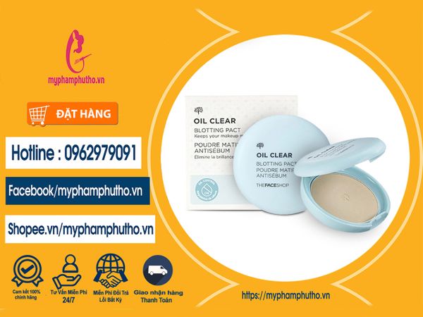 Phấn bột oil clear the face shop Mua ở Đâu