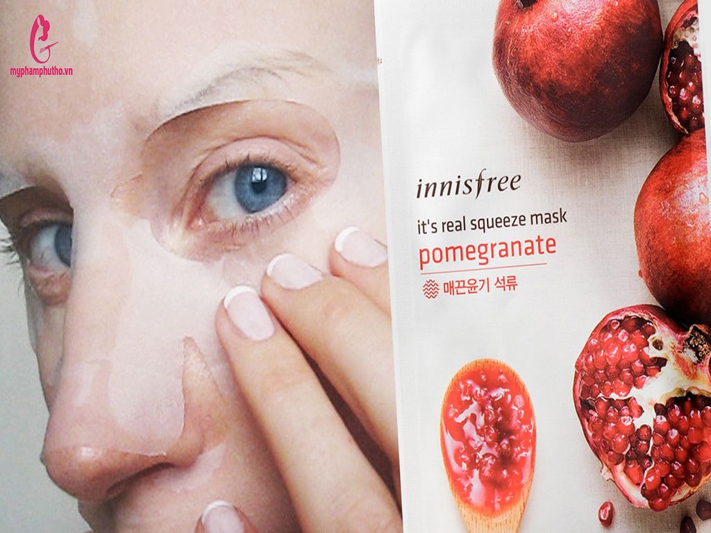 Review Mặt nạ lựu đỏ Innisfree Pomegranate