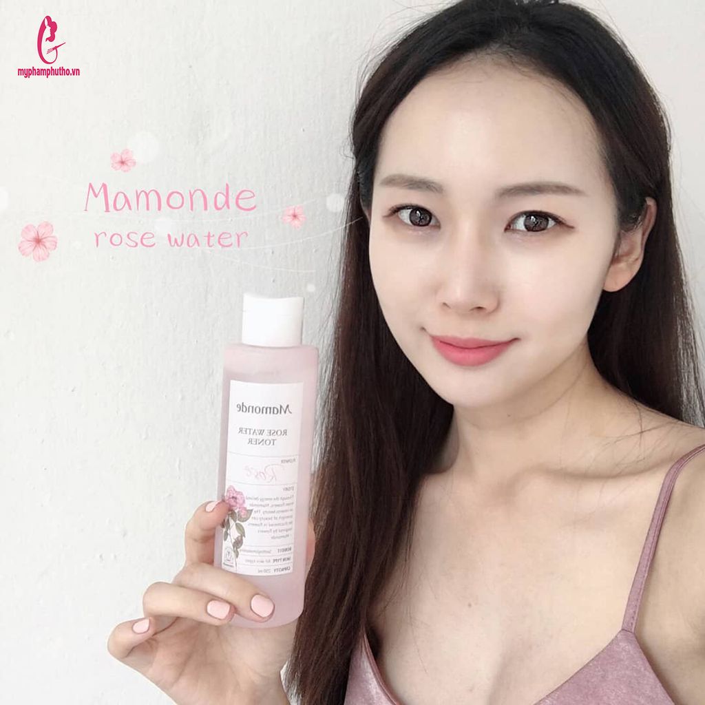 review Nước Hoa Hồng Mamonde Rose water Toner
