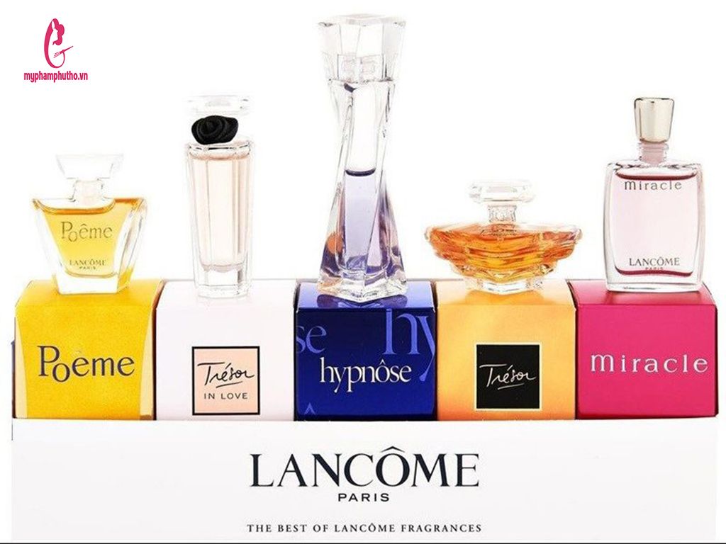 Set Nước Hoa Lancome 5 Chai Mini The Best Of Lancome Fragrances