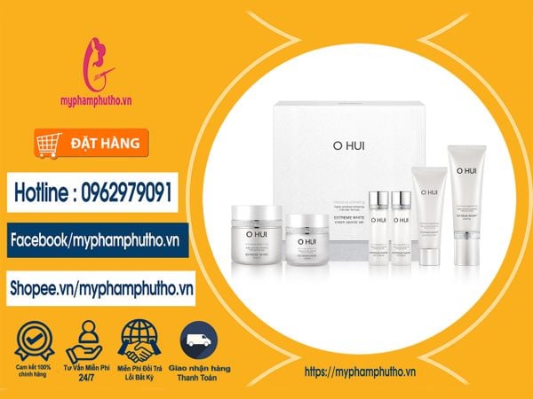 Set Ohui Dưỡng Trắng nước hoa hồng + sữa dưỡng ( 6 món) Mua ở Đâu