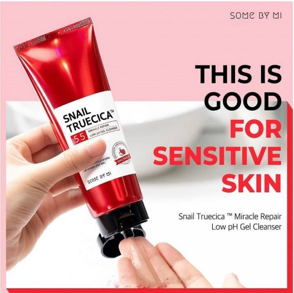 Sữa Rửa Mặt Some By Mi Snail Truecica Miracle Repair Low PH Gel Cleanser