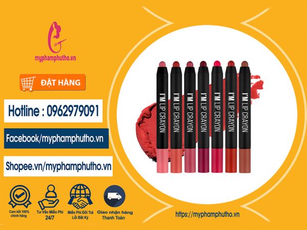 Son bút lì I’m Lip Crayon Matte Memebox mua ở đâu