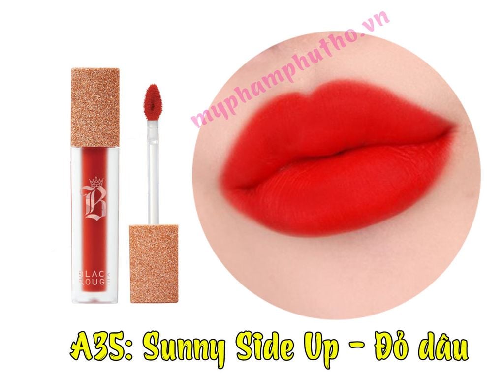 Son Black màu A35: Sunny Side Up - Đỏ dâu