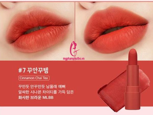 Son Thỏi Lì Peripera Ink The Airy Velvet Stick màu 07