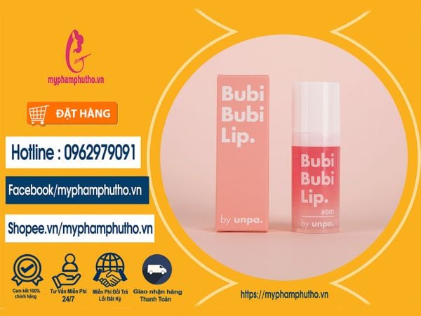 Tẩy Da Chết Môi Unpa Bubi Bubi Lip Hàn Quốc Mua ở Đâu