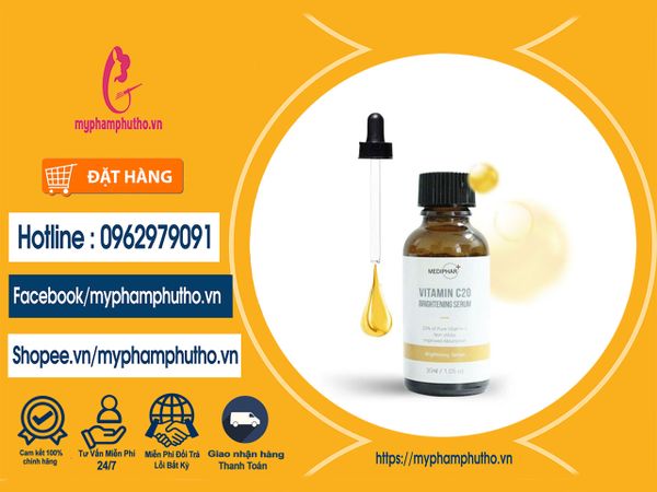 Tinh Chất Vitamin Mediphar C20 Brightening Serum 30ml Mua ở Đâu