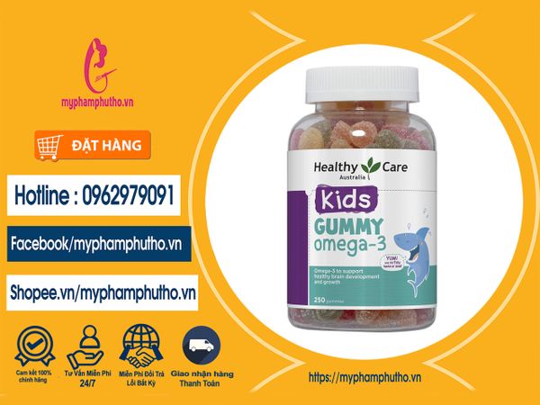 Viên Omega 3 Kids Gummy Healthy Care 250 Viên Mua Ở Đâu