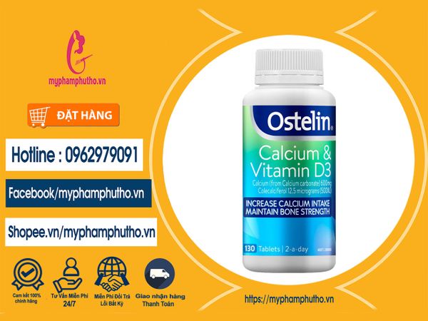 Viên Uống Calcium & Vitamin D3 Ostelin Úc Mua ở Đâu