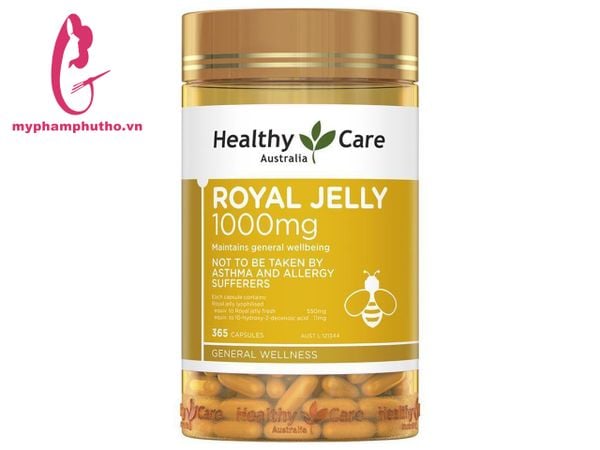 Viên uống Sữa Ong chúa Healthy Care  Royal Jelly Healthy Care 1000MG