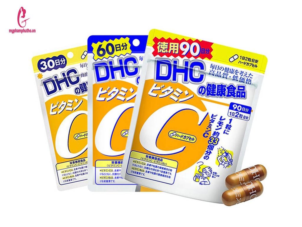 Viên Uống Trắng Da Vitamin C DHC Nhật Bản