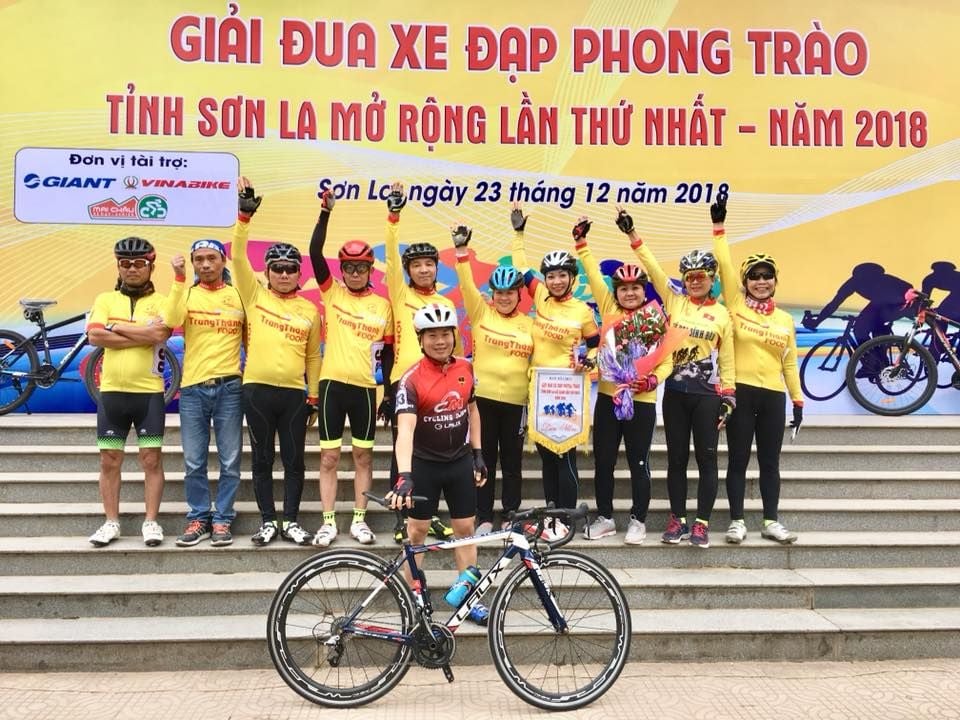 CLB xe đạp thể thao TrungThành Hà Nội giành hai giải ba tại “Giải đua xe đạp phong trào Sơn La mở rộng lần thứ nhất năm 2018”