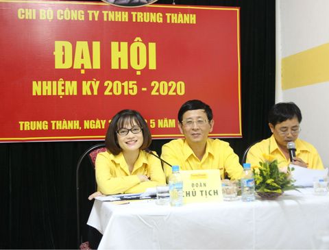 TrungThành organize party committee congress, tenure 2015 - 2020