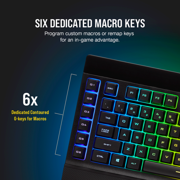 Bàn phím giả cơ Corsair K57 RGB Wireless (CH-925C015-NA)